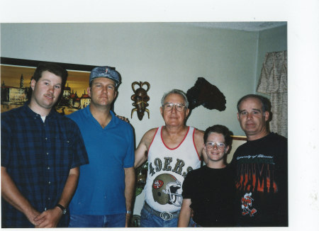 3 GENERATIONS OF THE BECK FAMILY TREE IN 1994