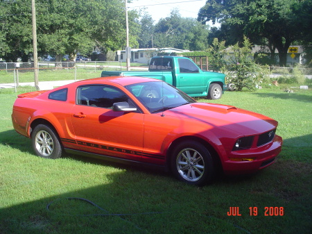 BRENDAS NEW MUSTANG