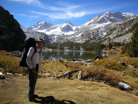 Steve Ferry backpacking in the Sierras