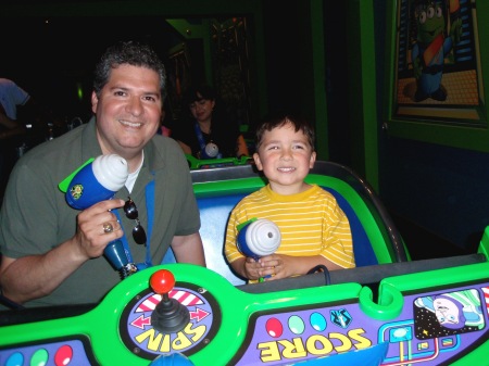 Rick & Joaquin on Buzz Lightyear ride