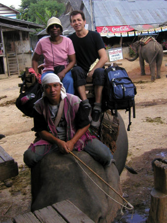 With Louise on my first trip to Thailand, 2003