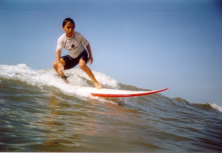 Shelby surfing