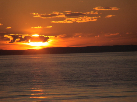 A Lake Michigan sunset.....how I miss these