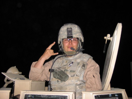 On patrol in Iraq