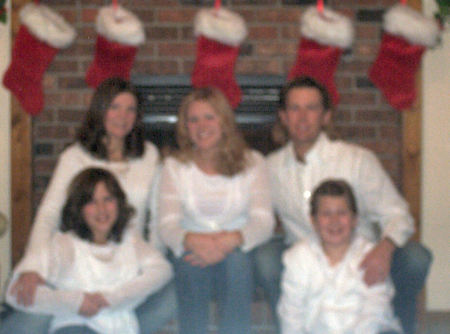 Our family at Christmas