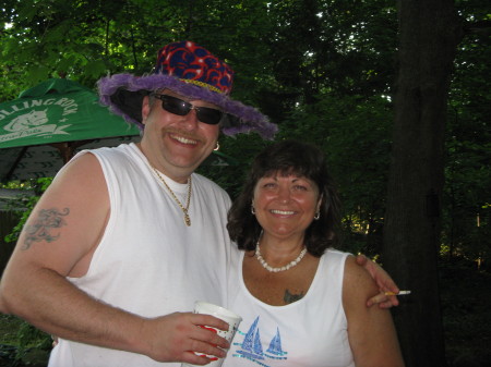 My Sister Debbie and I  July 4th 2008