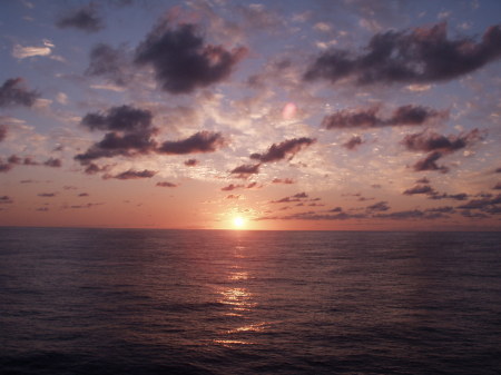 Sunrise over the Atlantic