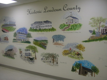 mural of Historic Loudoun county