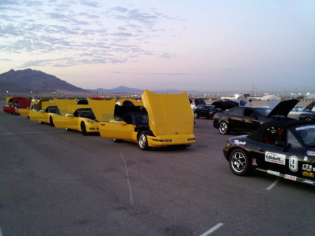 Lined up for Tech Inspection