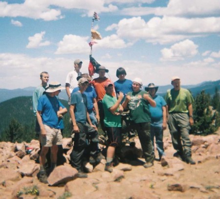 Boy Scout Troop at Philmont