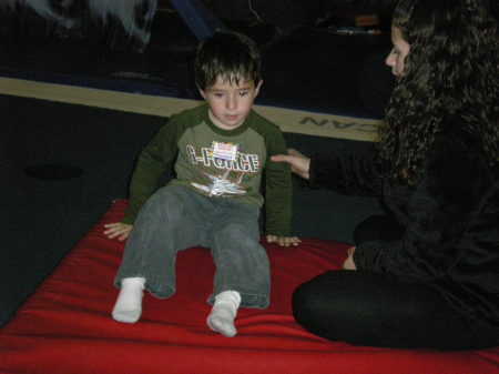 Andrew at his Gym 4th birthday party.