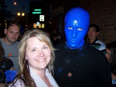 Blue Man!