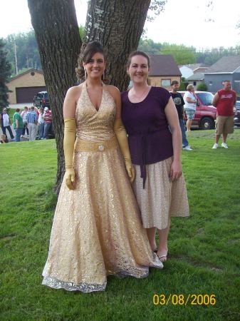 Chelsea and me at her prom 2008