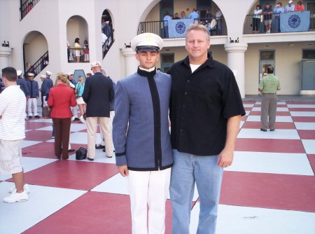 My son Tom and Me at Citadel