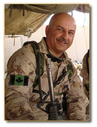 Mike Fournier in Afghanistan