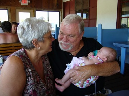 Grandma and Grandpa + Anna