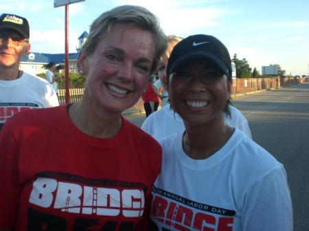 Governor Granholm and ME!  Labor Day 2008