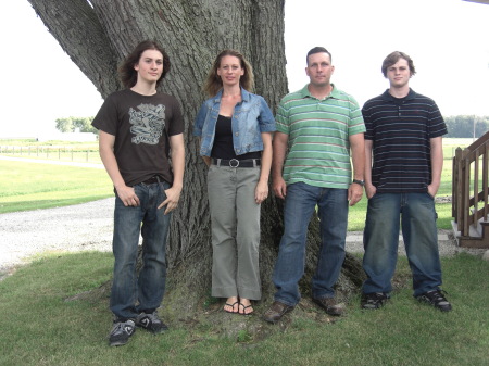 Chernis family in Nappanee, IN July 08.