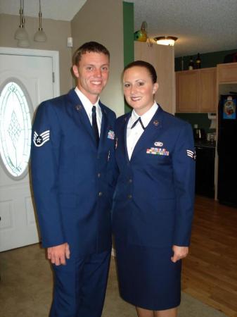 copy of jamie and dana in uniform