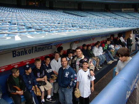 YANKEE STADIUM DUGOUT