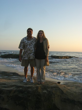 Sunset at Sunset Cliffs in San Diego