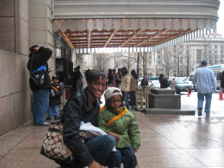 Mommy and Donovan in Washington D.C.