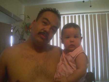 My son Mike and granddaughter Hope Marie