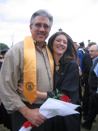 Rob and Heather at her graduation from KSU