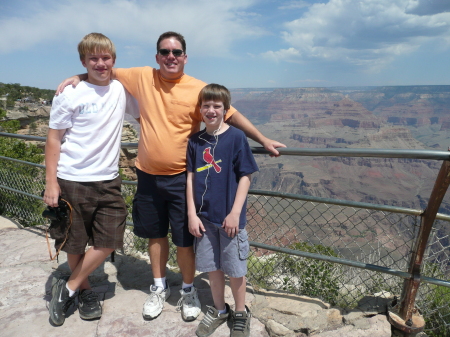 My Kids and I at the Grand Canyon - June 2008