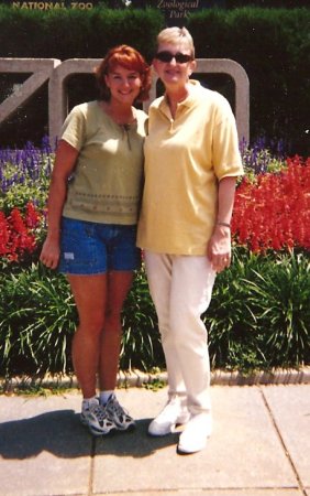 Me and mom at the zoo 2001
