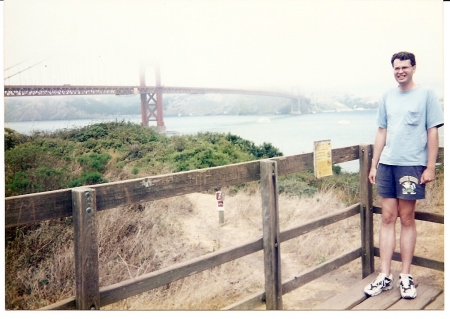 John near Golden Gate Bridge, San Fr. 1997