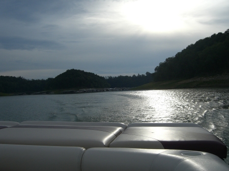 From our boat on Lake Cumberland