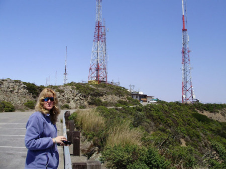 Michelle with antennas