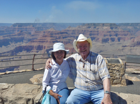 Pok and Bernie at Grand Canyon 2011