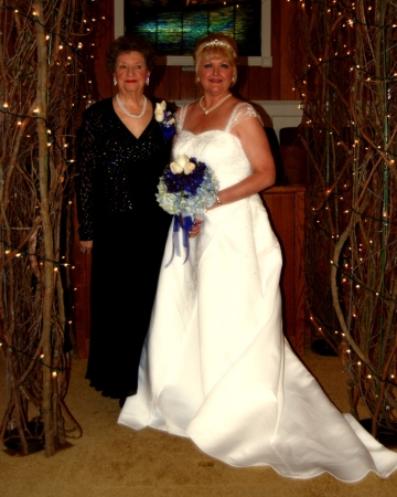 Me and My beautiful Mother at my wedding