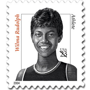Wilma Rudolph Stamp