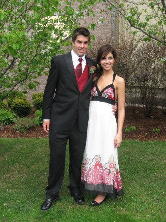 My son Devan and his prom date
