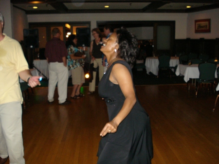 Alans wife dancing