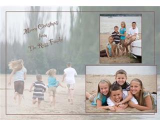 Our Christmas card 2007, all 4 kids