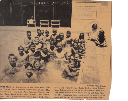 1960's swim team