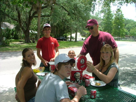 The whole Vernon bunch and Dad (Jeff)