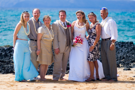 Middle daughter's wedding on Maui .