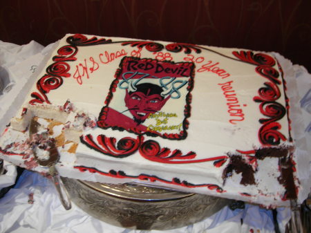 Reunion Yearbook Cake