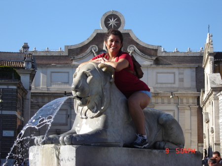 The Fountain of Courage, Rome, Italy.