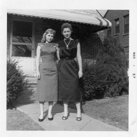 Jackie( Wilski) Jeffers and Ann (Monks) Priebe 