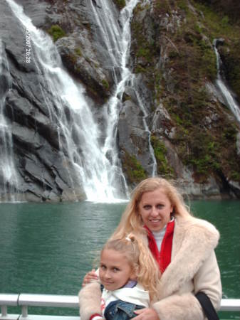 Waterfall in the Fjords, Alaska