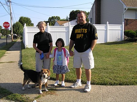 Sabrina's First day of Kindergarten 09/08