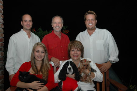 The Wellons family this Christmas 2008
