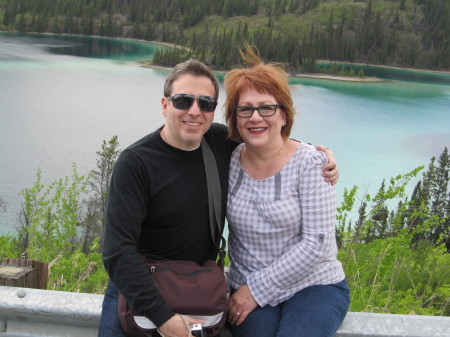 Beautiful lake in the Canadian Yukon