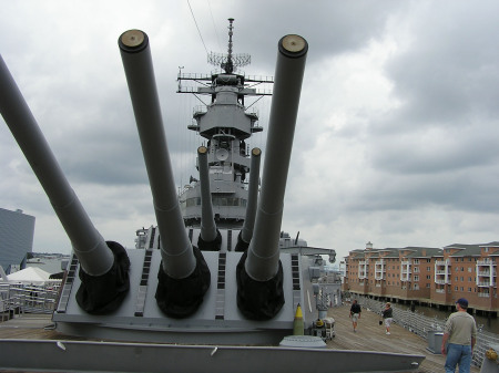 Aboard the USS Wisconsin